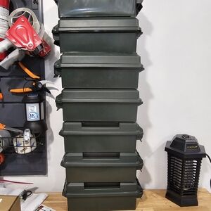 MTM Durable Dark Green Ammo Boxes Price Is For 1 Box